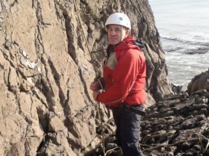 Climbing at Fall Bay
